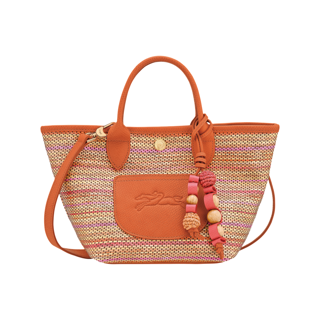 롱샴 르 플리아쥬 컬렉션 베스킷 백 레인보우(Longchamp Le Pliage Collection Basket Bag Rainbow) - 1