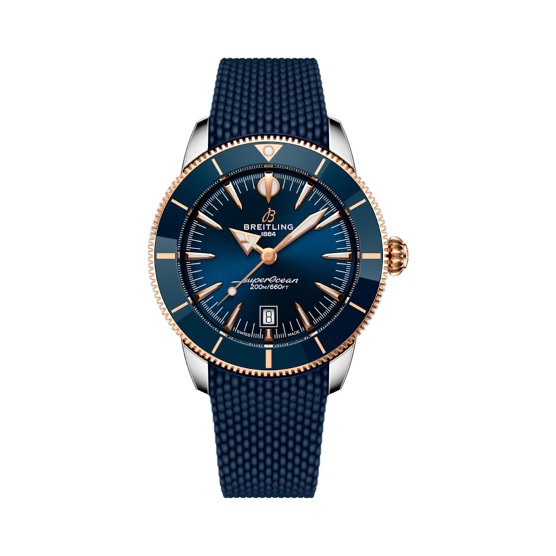 브라이틀링 슈퍼오션 헤리티지 B31 오토매틱 44mm 블루 러버 블루(Breitling Superocean Heritage B31 Automatic 44mm Blue Rubber Blue)