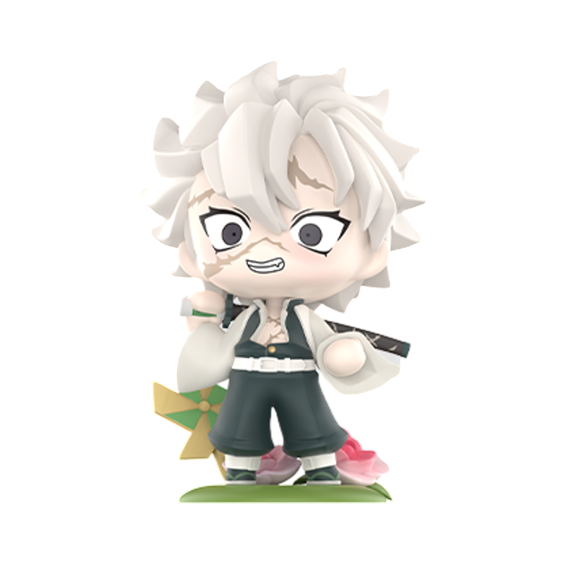 - Pop Mart Demon Slayer Kimetsu no Yaiba Birth Flower Series Shinazugawa Sanemi (Opened Case)