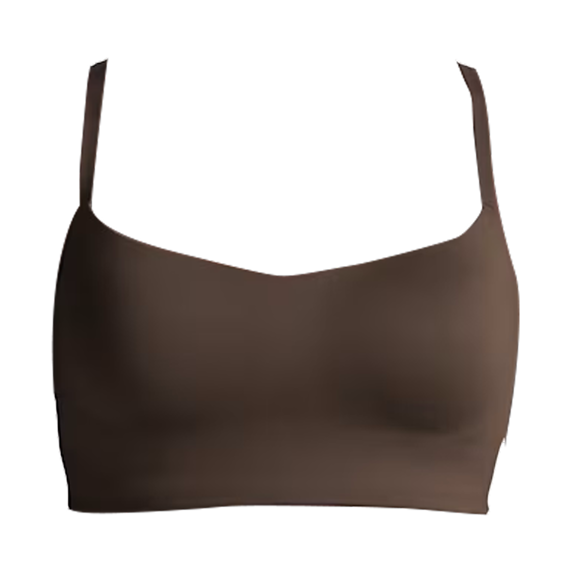 (W) 나이키스킴스 매트 컨투어 카미 브라 NSKM 다크 세피아((W) NikeSKIMS Matte Contour Cami Bra NSKM Dark Sepia)