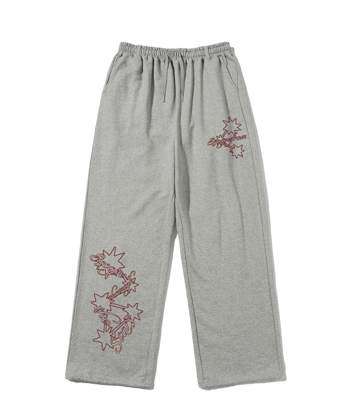 이스케이프프롬 링크드스타 프린트 스웻팬츠 그레이(Escapefrom Linked Star Print Sweatpants)