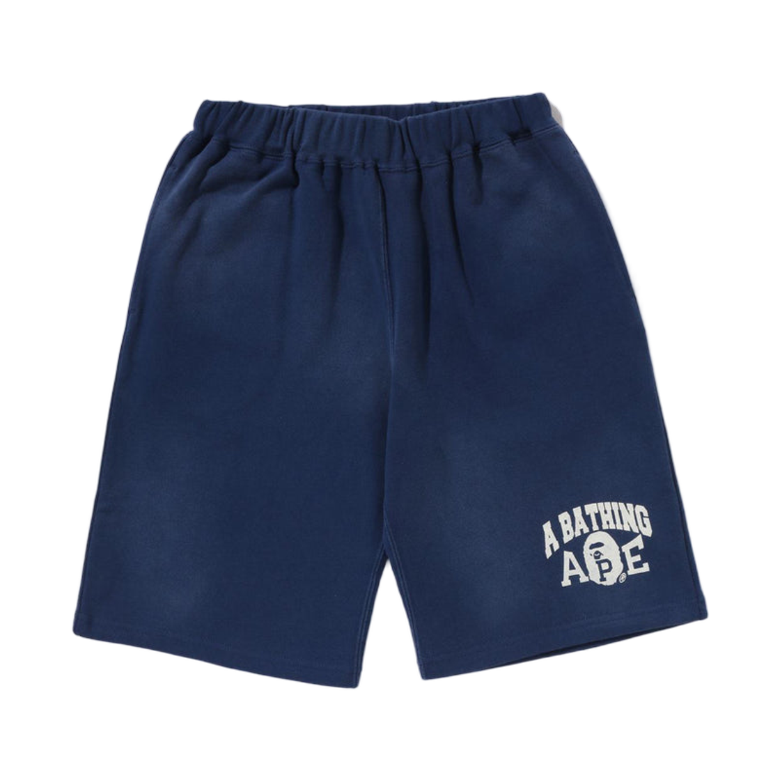 - (Kids) BAPE Washed Effect Sweatshorts Navy