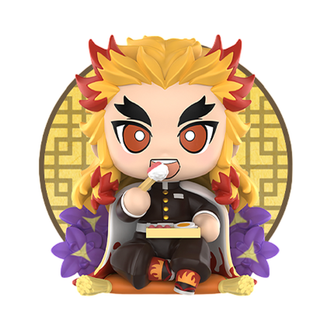 - Pop Mart Demon Slayer Kimetsu no Yaiba Birth Flower Series Rengoku Kyojuro (Opened Case)