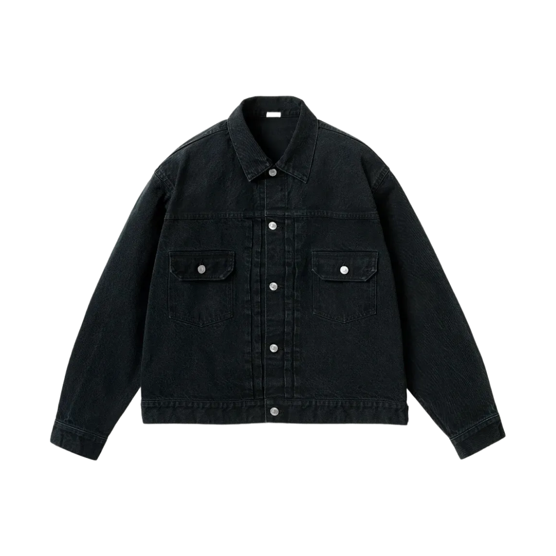 아프레쎄 세컨드 타입 블랙 데님 자켓 블랙 - 26SS(A.Presse 2nd Type Black Denim Jacket Black - 26SS)