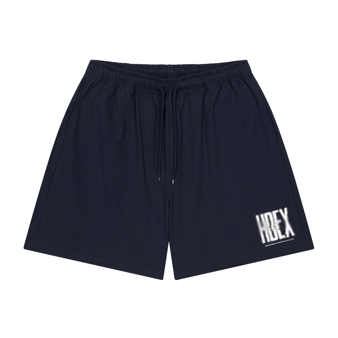 H3AM1MLHP120NV HDEX Crack Printed Shorts Navy