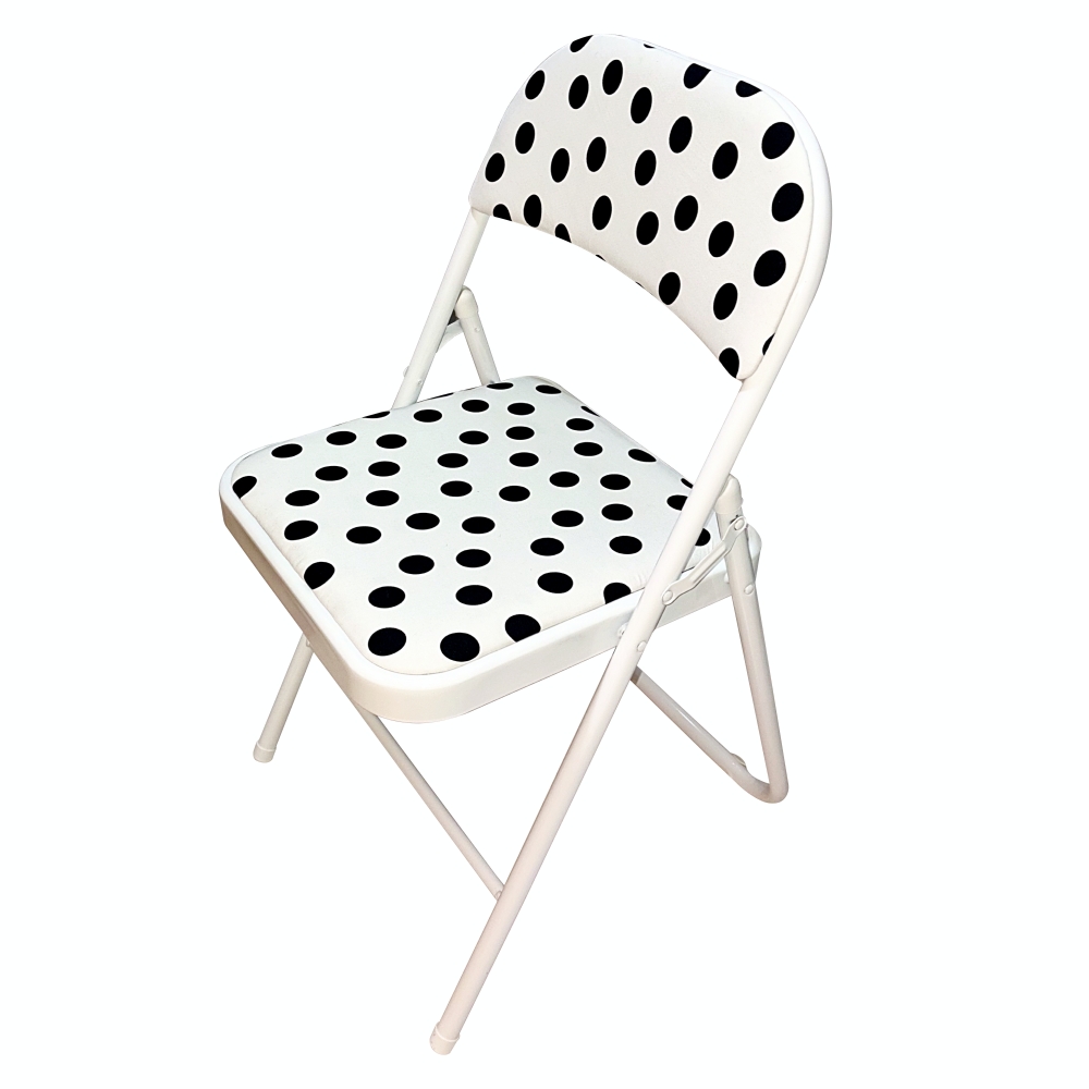 유라이크왓 도트 패브릭 폴딩 체어(you like what Dot fabric folding chair) - 5