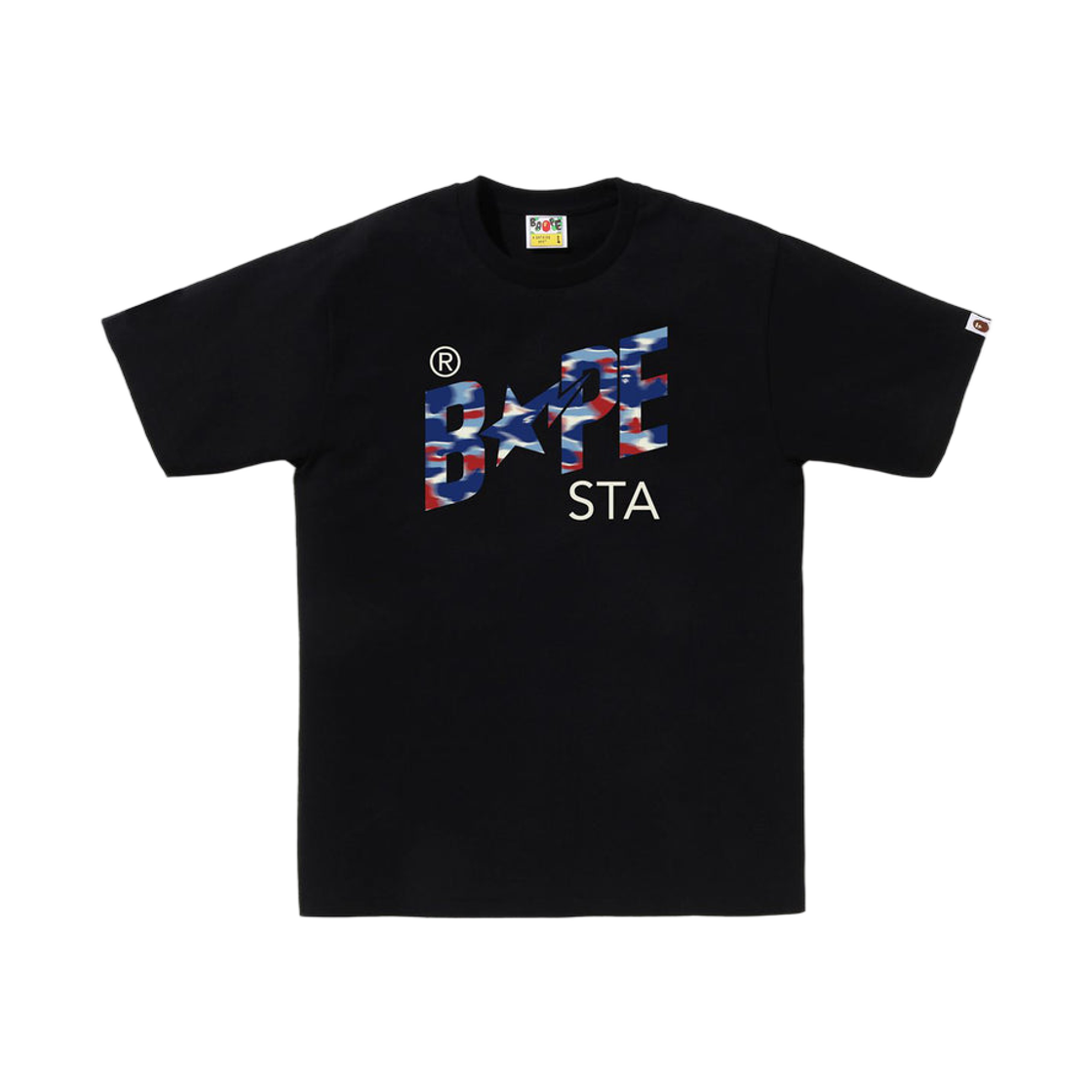 - BAPE Screen Camo Bape Sta T-Shirt Black
