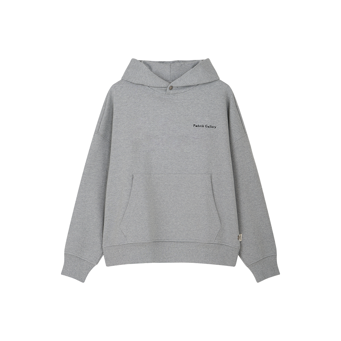 S31450 Kikozy Basic Logo Hoodie Melange