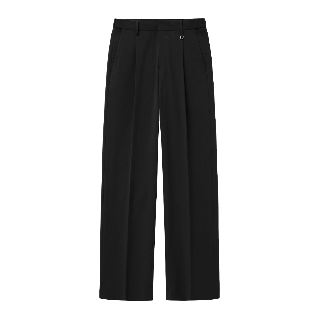 티엔지티 에센셜 세미 와이드핏 팬츠 블랙(TNGT Essential Semi-Wide Fit Pants Black)