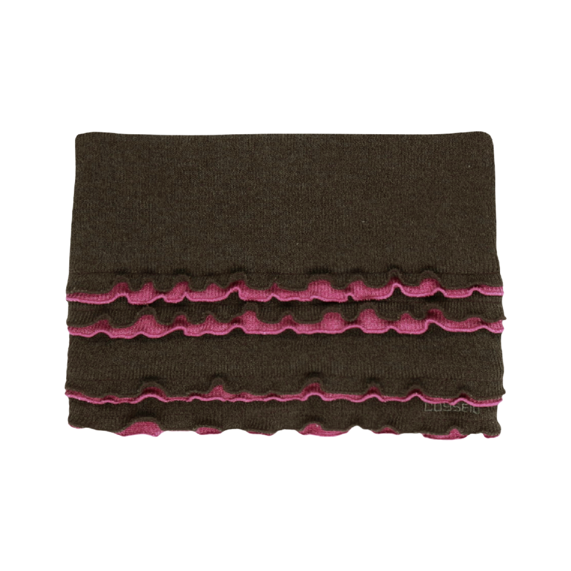 코이세이오 로우 엣지 캣 비니 브라운(COYSEIO Raw Edge Cat Beanie Brown)