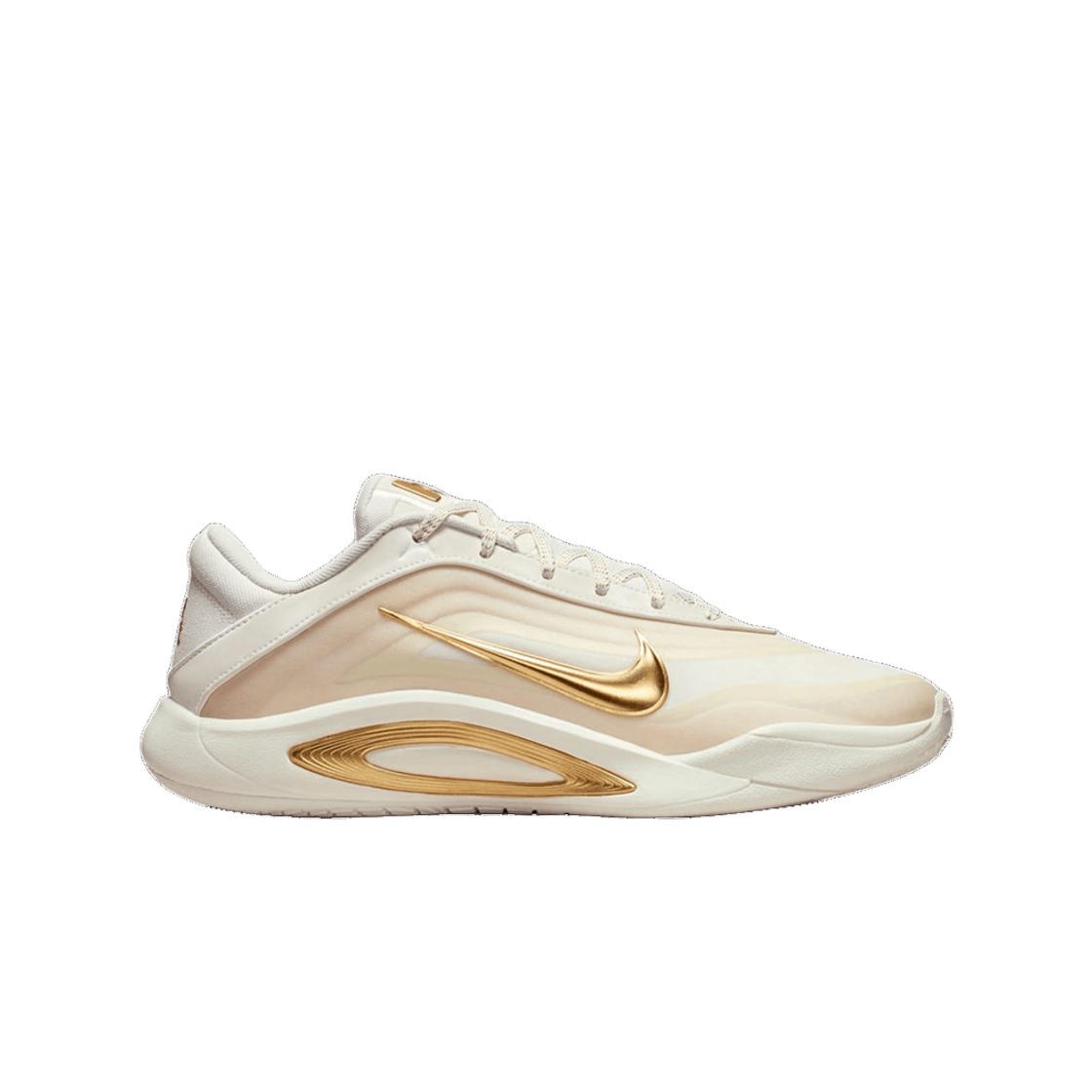 FZ8606-102 Nike x A'ja Wilson A'One EP Sail Metallic Gold