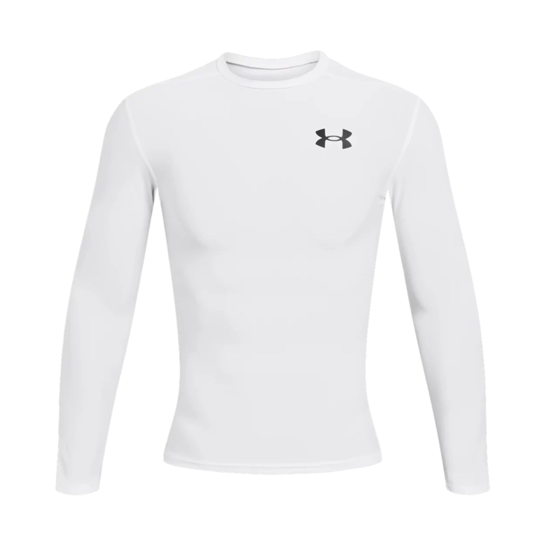 1387696-100 Under Armour HeatGear OG Compression Long Sleeve T-Shirt White