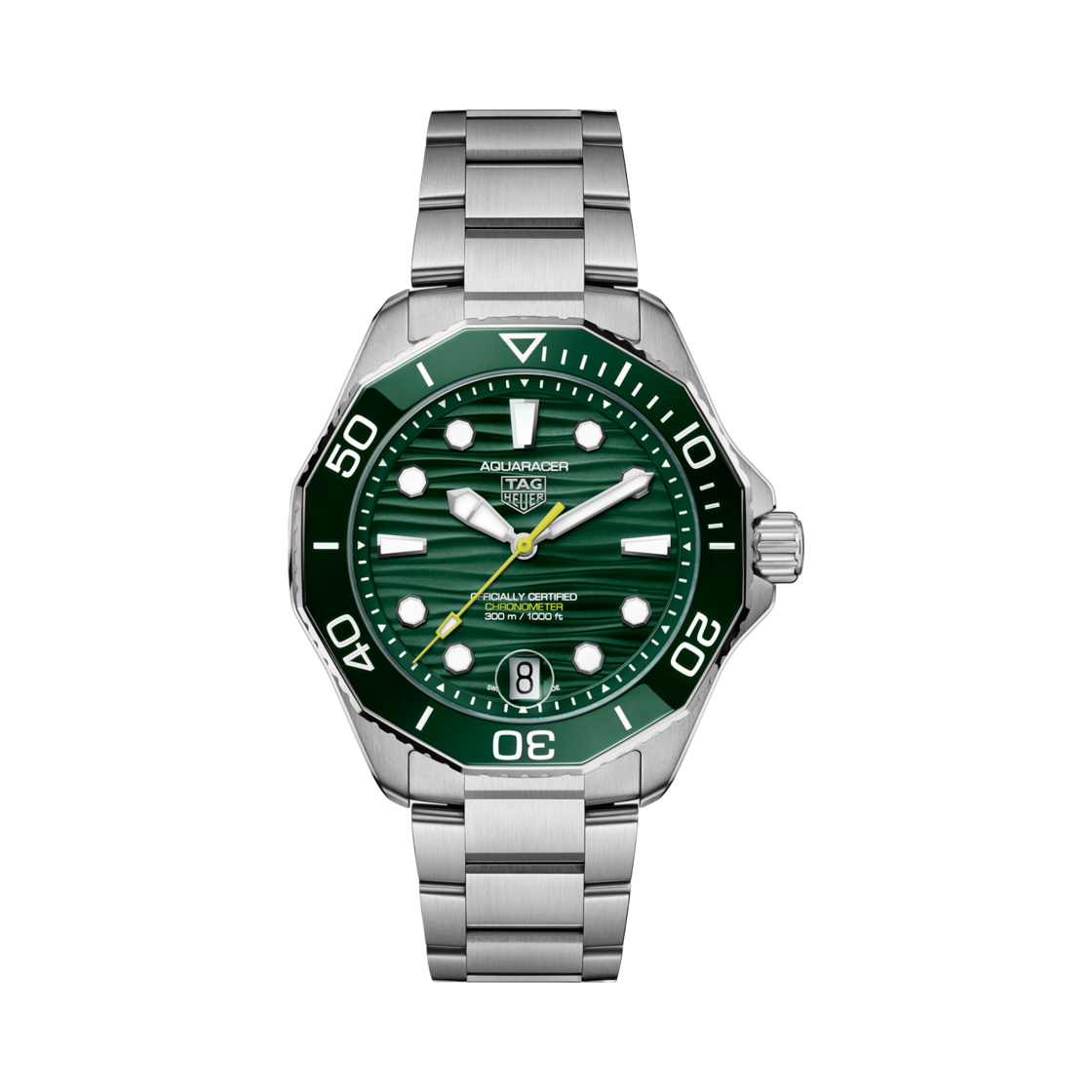 태그 호이어 아쿠아레이서 프로페셔널 300 데이트 오토매틱 42mm 스틸 그린(TAG Heuer Aquaracer Professional 300 Date Automatic 42mm Steel Green)