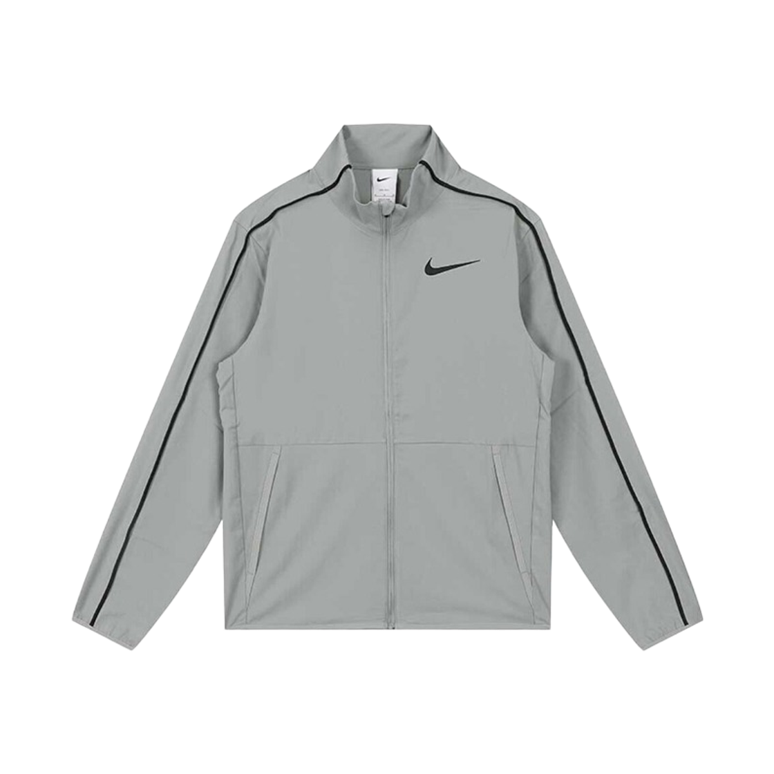 나이키 드라이핏 우븐 트레이닝 자켓 파티클 그레이 블랙 - 아시아(Nike Dri-Fit Woven Training Jacket Particle Grey Black - Asia) - 1