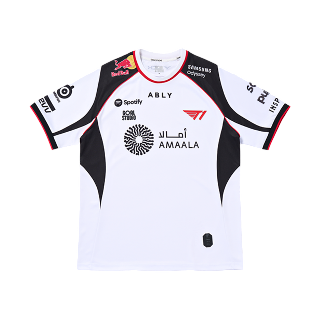 T1 2026 발로란트 유니폼 저지 화이트 (논 마킹 버전)(T1 2026 Valorant Uniform Jersey White (Non Marking Ver.))