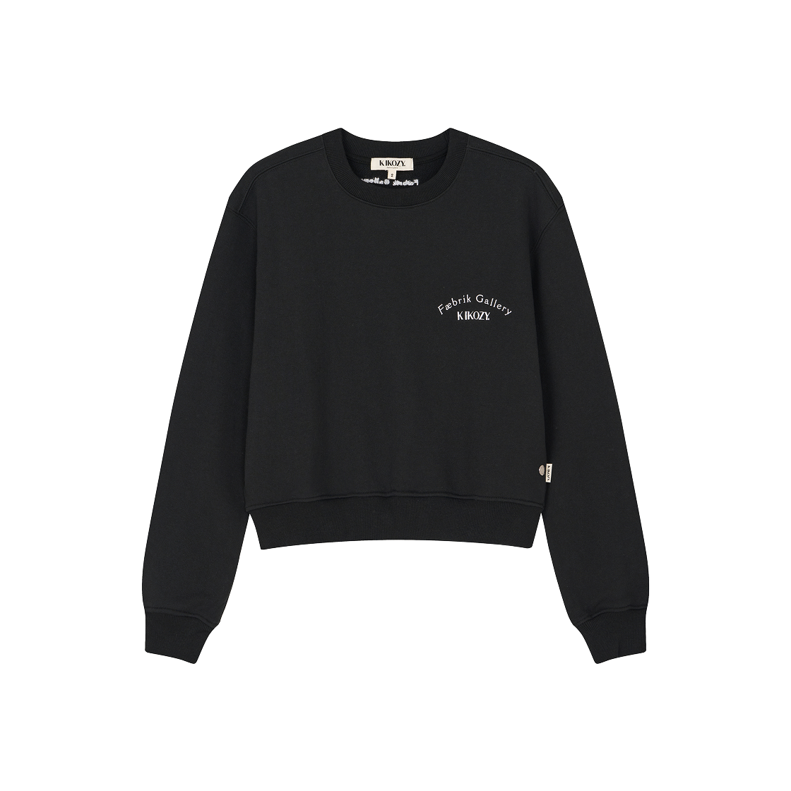 S31569 Kikozy Arch Small Logo Sweatshirt Black(W)