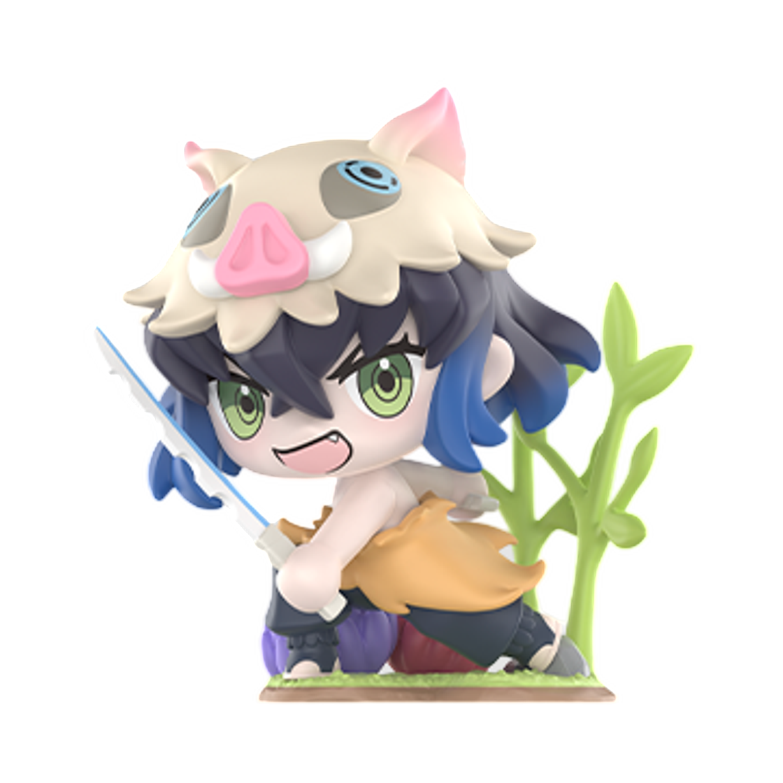 - Pop Mart Demon Slayer Kimetsu no Yaiba Birth Flower Series Hashibira Inosuke (Opened Case)
