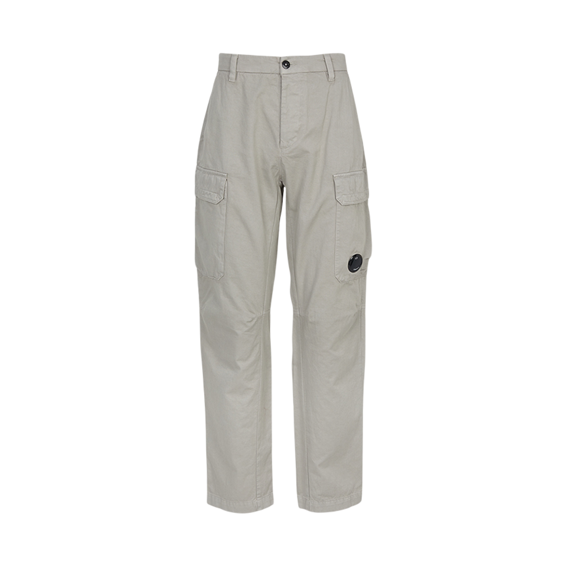 20CMPA185A110458G904 C.P. Company Cotton Gabardine Loose Cargo Pants Dove Grey - 26SS
