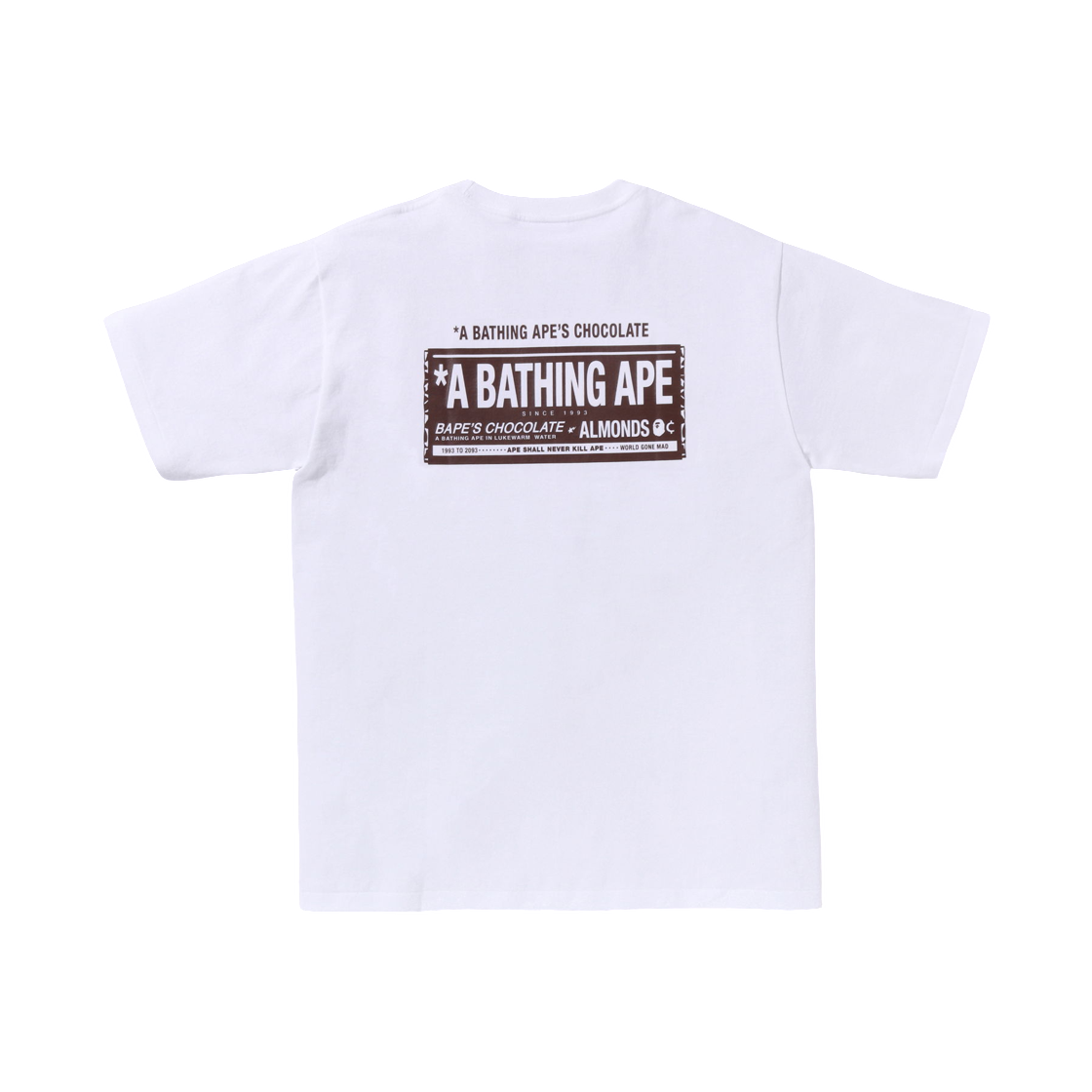 베이프 초콜릿 바 에이프 헤드 티셔츠 화이트(BAPE Chocolate Bar Ape Head T-Shirt White) - 2
