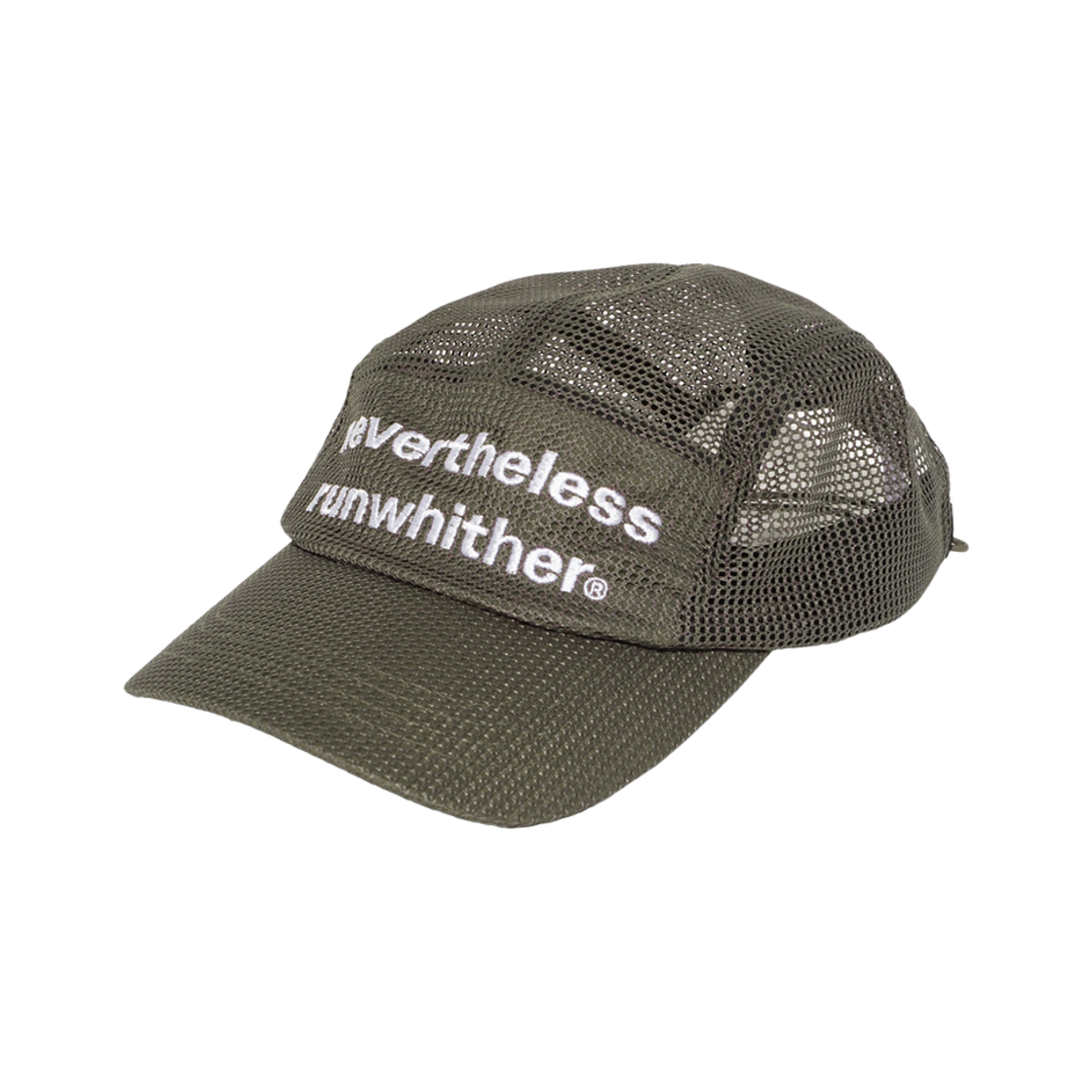 [KREAM 단독] 런위더 메쉬 캡 카키([KREAM 단독] runwhither Mesh Cap Khaki)