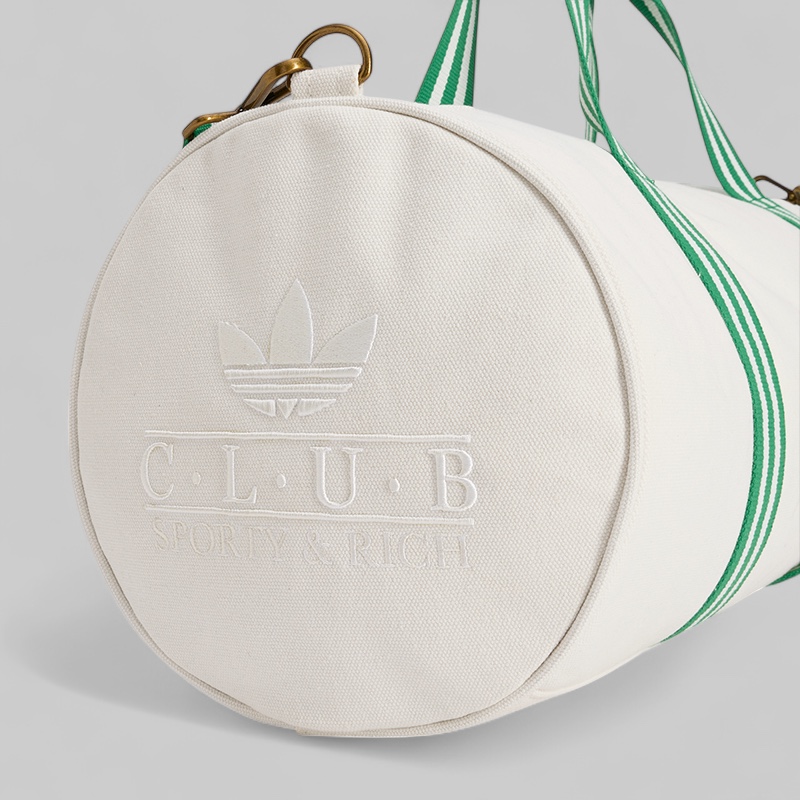 Adidas x Sporty & Rich Canvas Bag Off White 착용 스타일 - 1