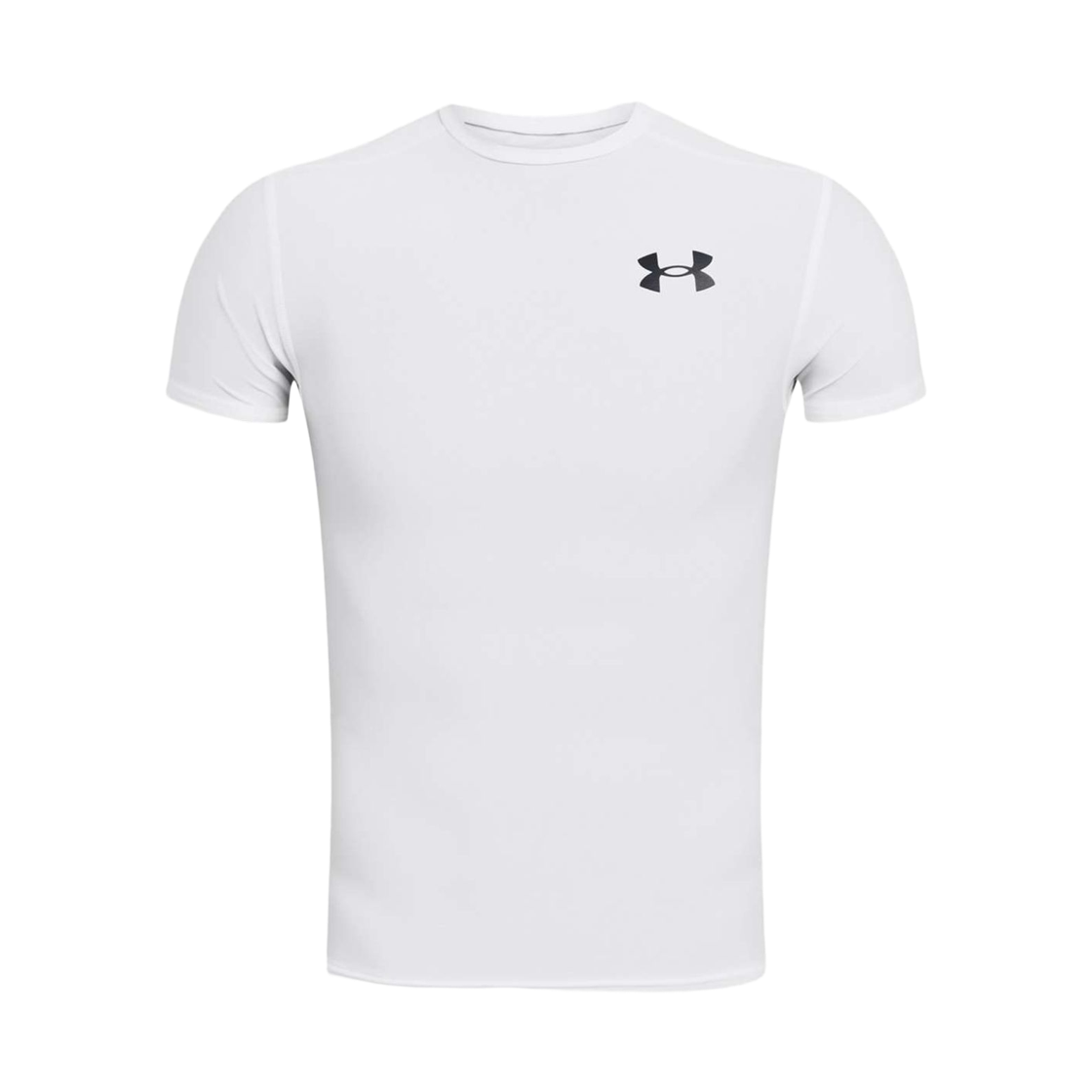 언더아머 히트기어 OG 컴프레션 티셔츠 화이트 블랙(Under Armour HeatGear OG Compression T-Shirt White Black)