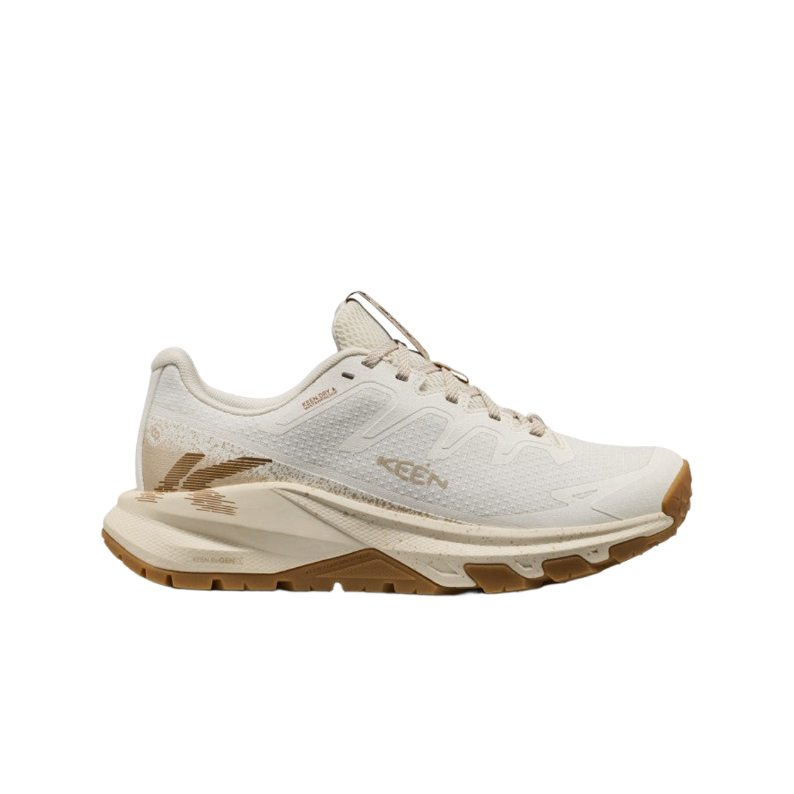 1032040 (W) Keen Targhee Apex Waterproof Hiking Shoes Safari Birch