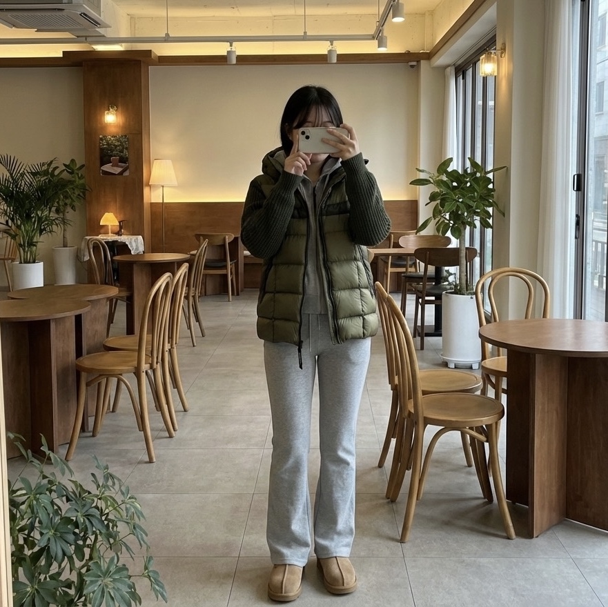 C.P. Company Extrafine Merino Wool Mixed Full Zip Goggle Sweater Elmwood Green - 25FW, MM6 Maison Margiela x Eastpak Dripping Pak'r Backpack Black 착용 스타일