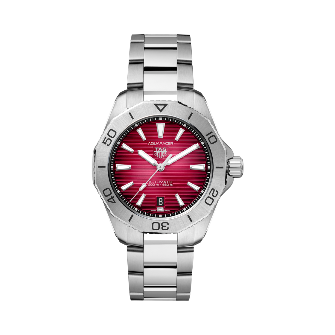 WBP2114-BA0627 TAG Heuer Aquaracer Professional 200 Date Automatic 40mm Steel Red