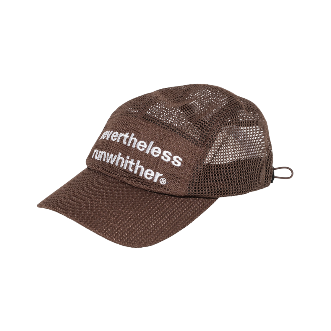 ETC0052 runwhither Mesh Cap Brown
