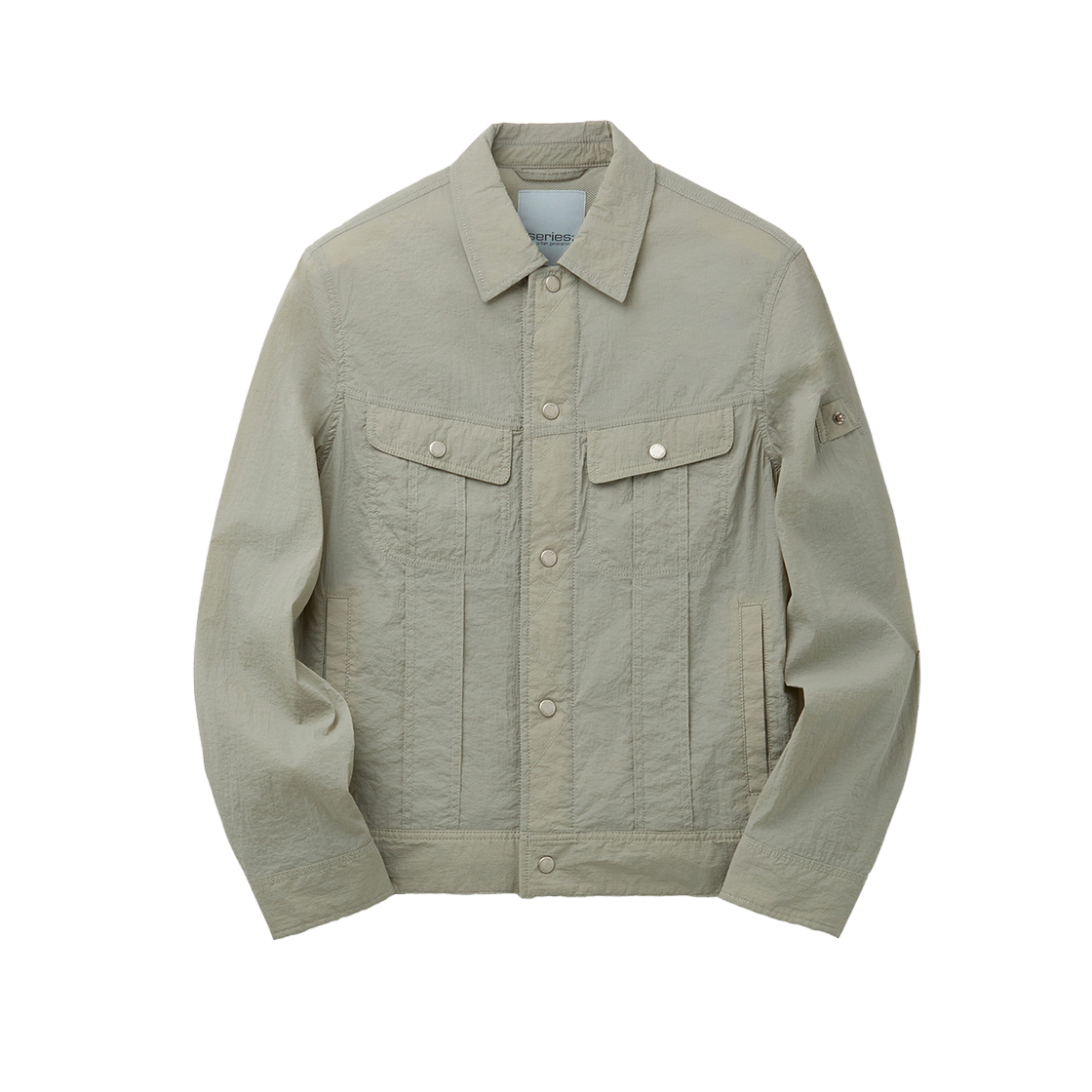 SAUAM26521MIX SERIES Washed Seongha Trucker Jacket Mint