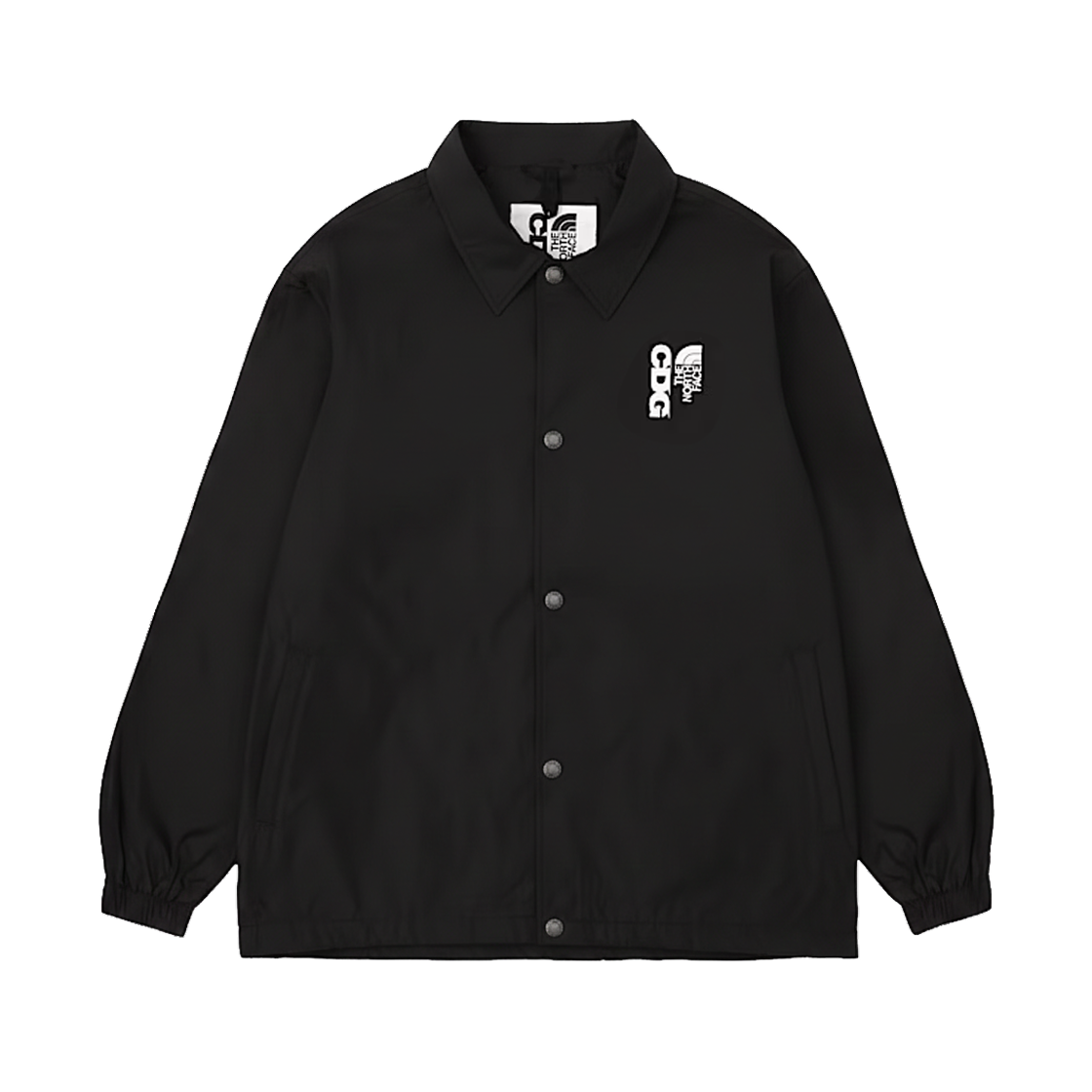 CDG x 노스페이스 나일론 코치 자켓 TNF 블랙(CDG x The North Face Nylon Coaches Jacket TNF Black)