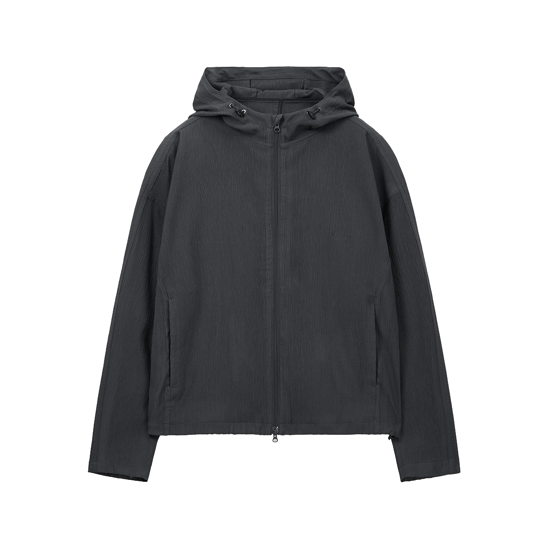 티엔지티 키노시타 시어서커 후드 집업 그레이(TNGT Kinoshita Seersucker Hooded Zip-up Grey)