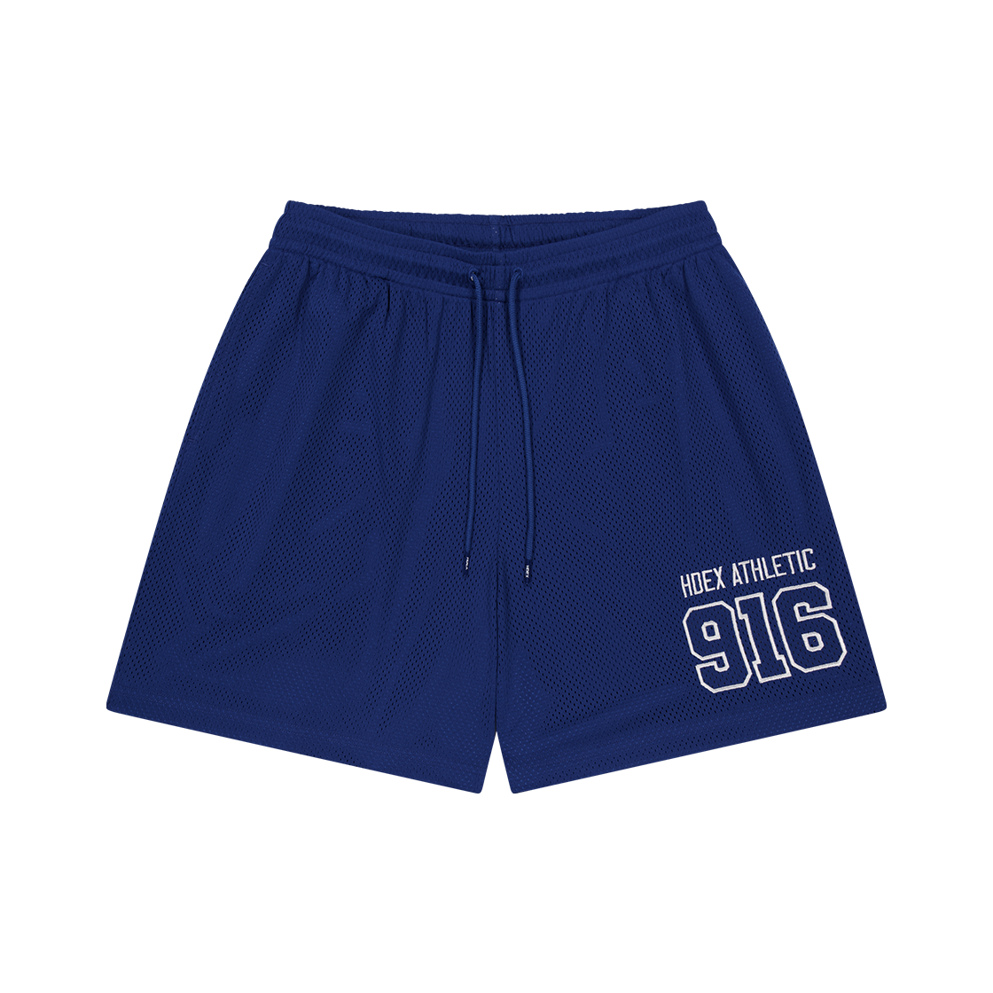 H3AM1MLHP090BL HDEX 916 Solid Mesh Shorts Blue