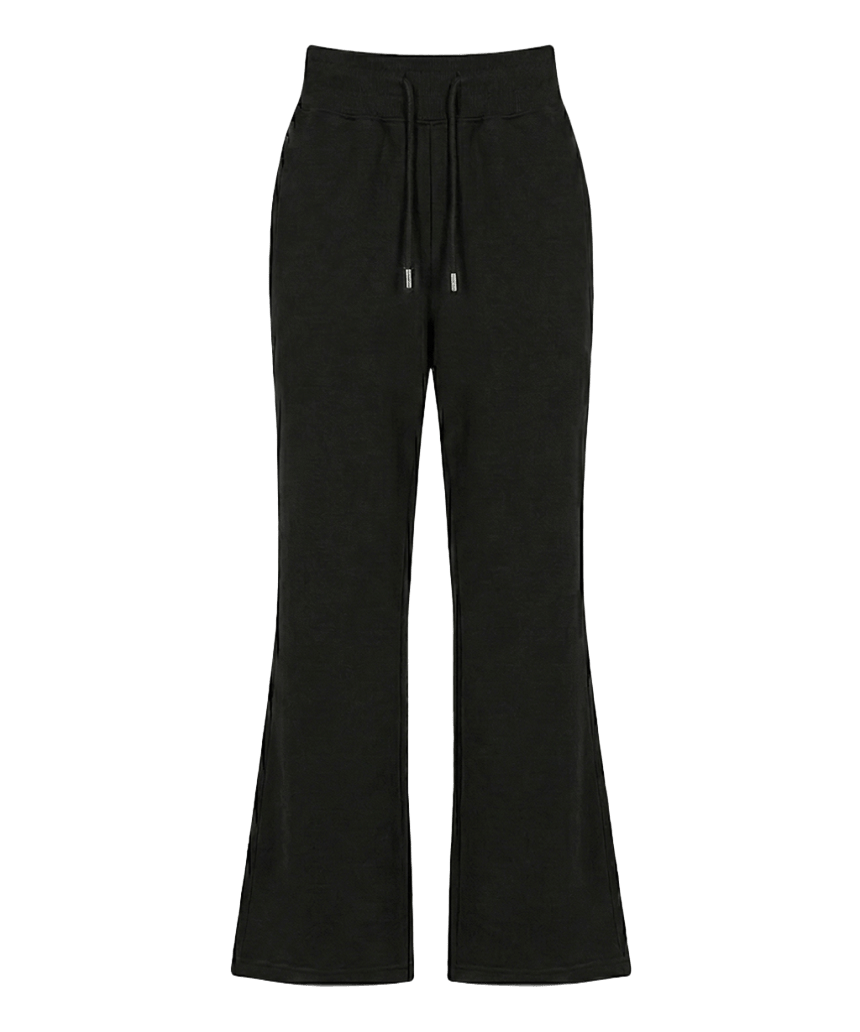 이스케이프프롬 에센셜 부츠컷 스웻팬츠 블랙(Escapefrom Essential Bootcut Sweatpants)