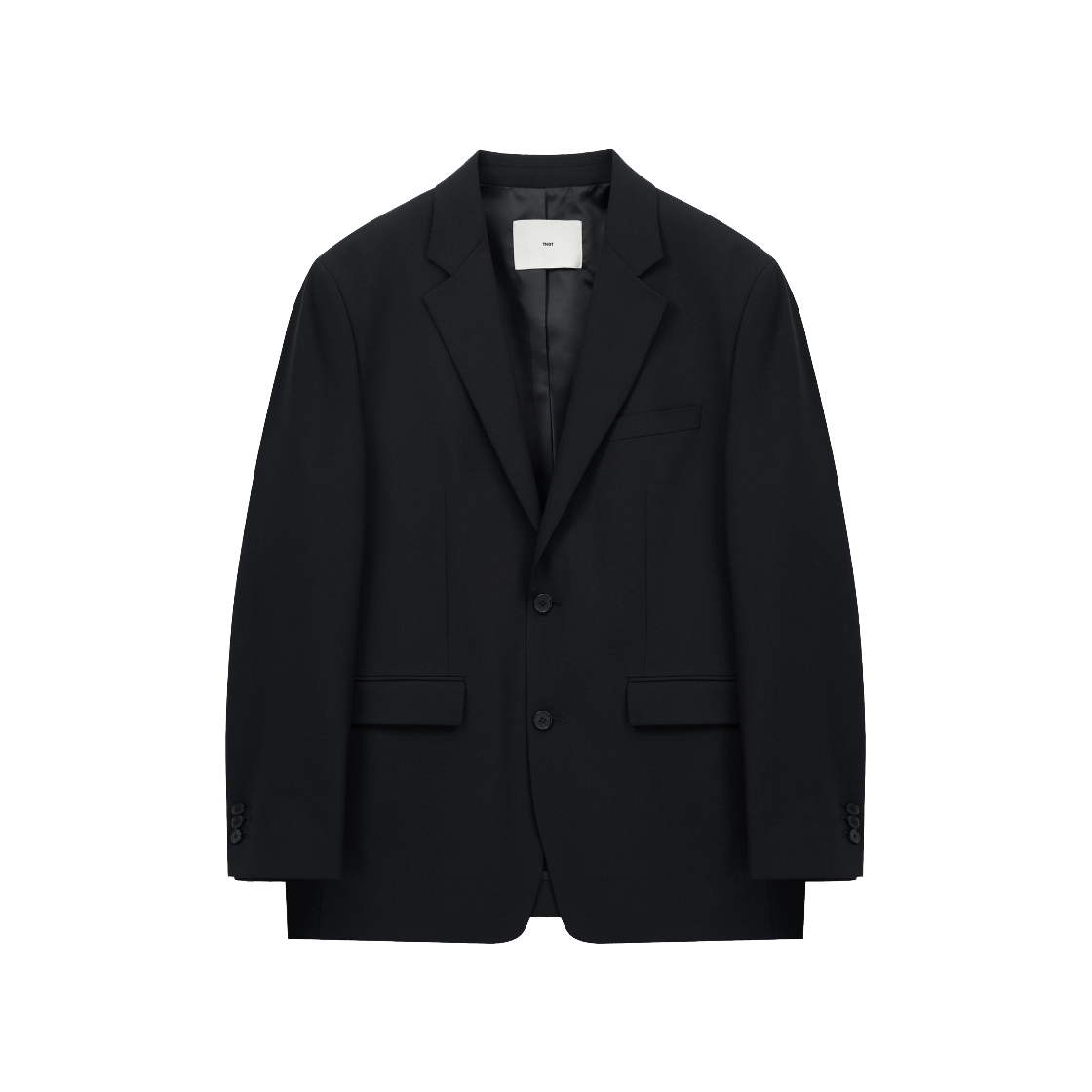 TNJA6E100BK TNGT High Wool Blended Comfort Set-up Jacket Black