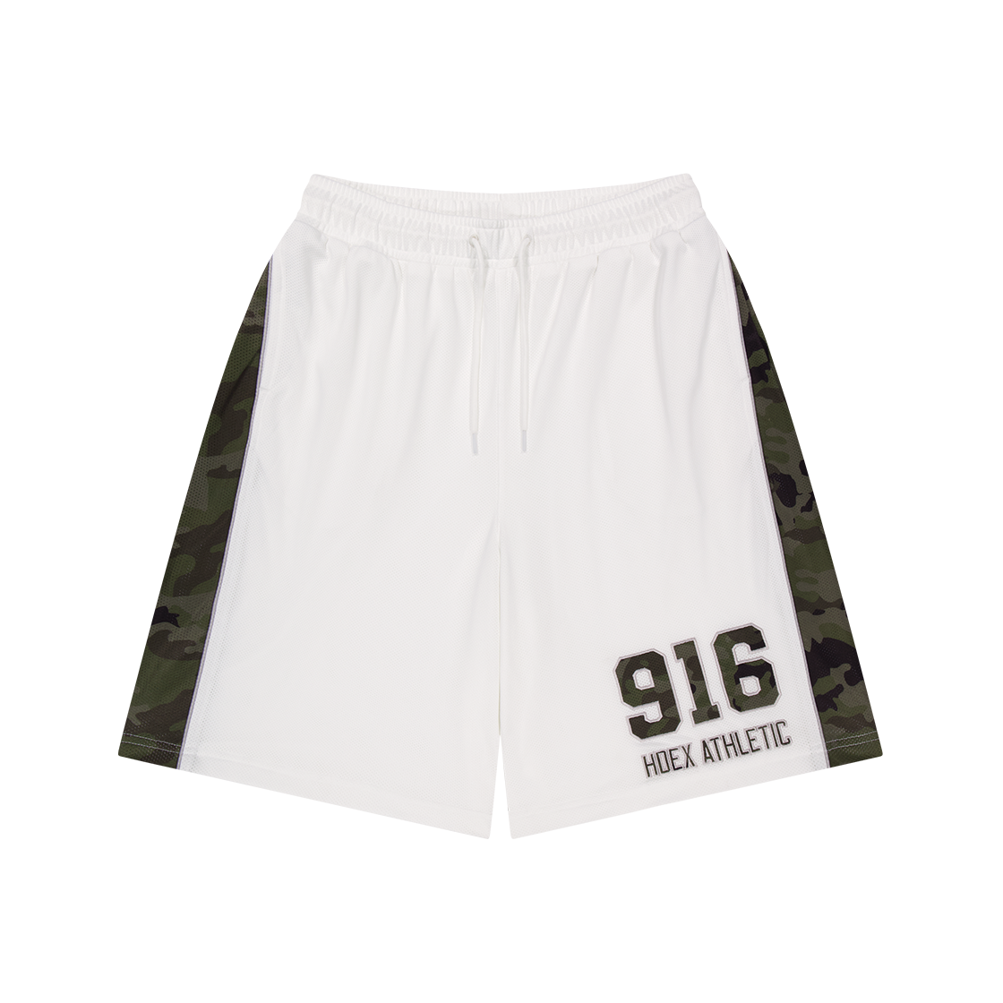 H3AM1MLHP060WH HDEX Camo Block Mesh Bermuda Shorts White