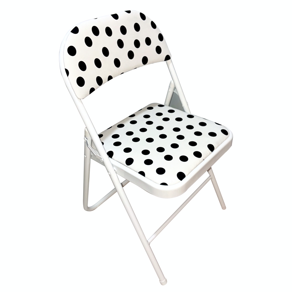 유라이크왓 도트 패브릭 폴딩 체어(you like what Dot fabric folding chair) - 3