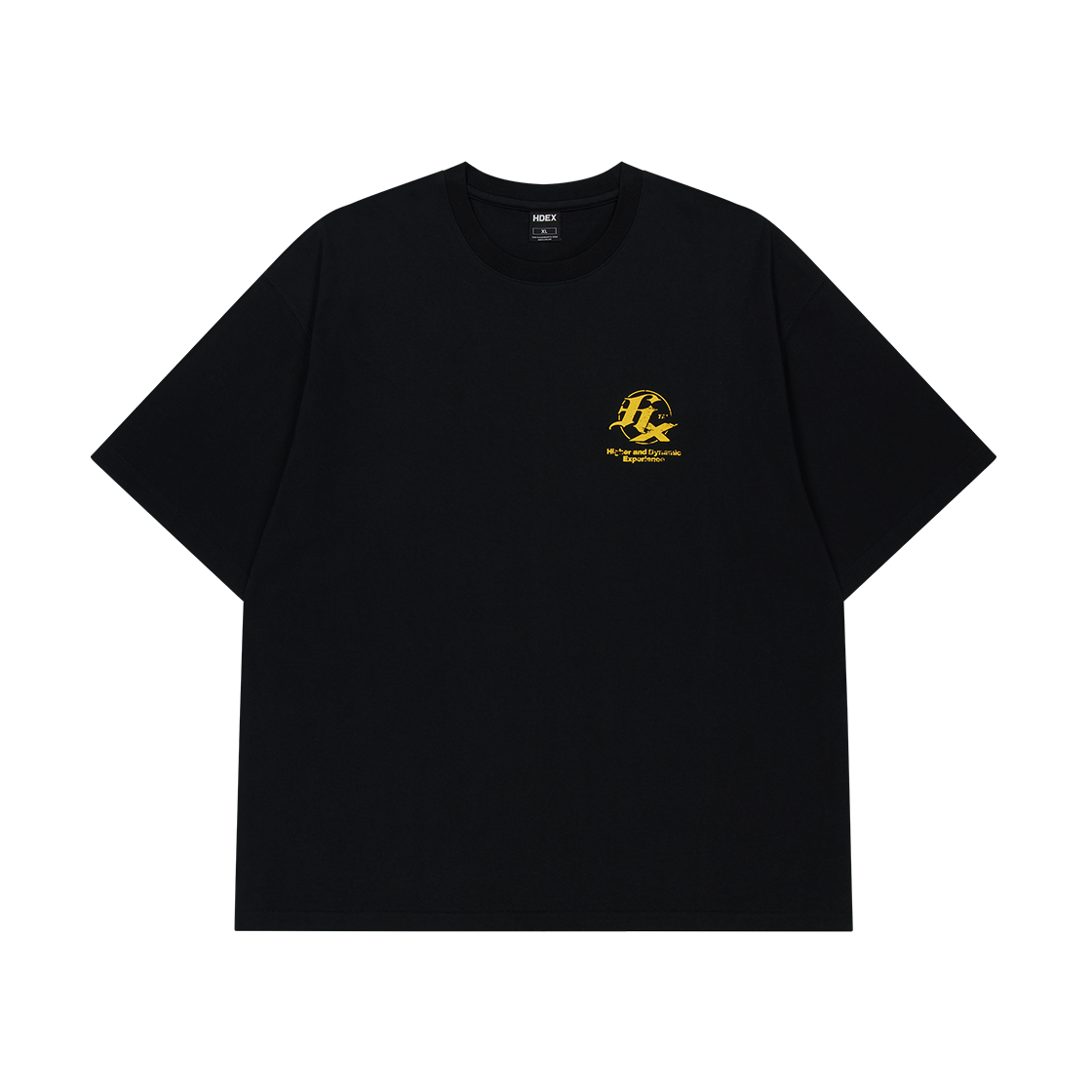H3AM1MLTS360BK HDEX HX Back Logo Short Sleeve Black