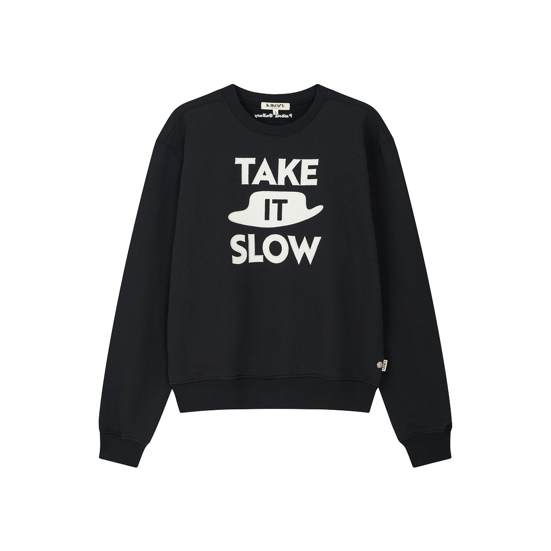 S31412 Kikozy Take It Slow Sweatshirt Black