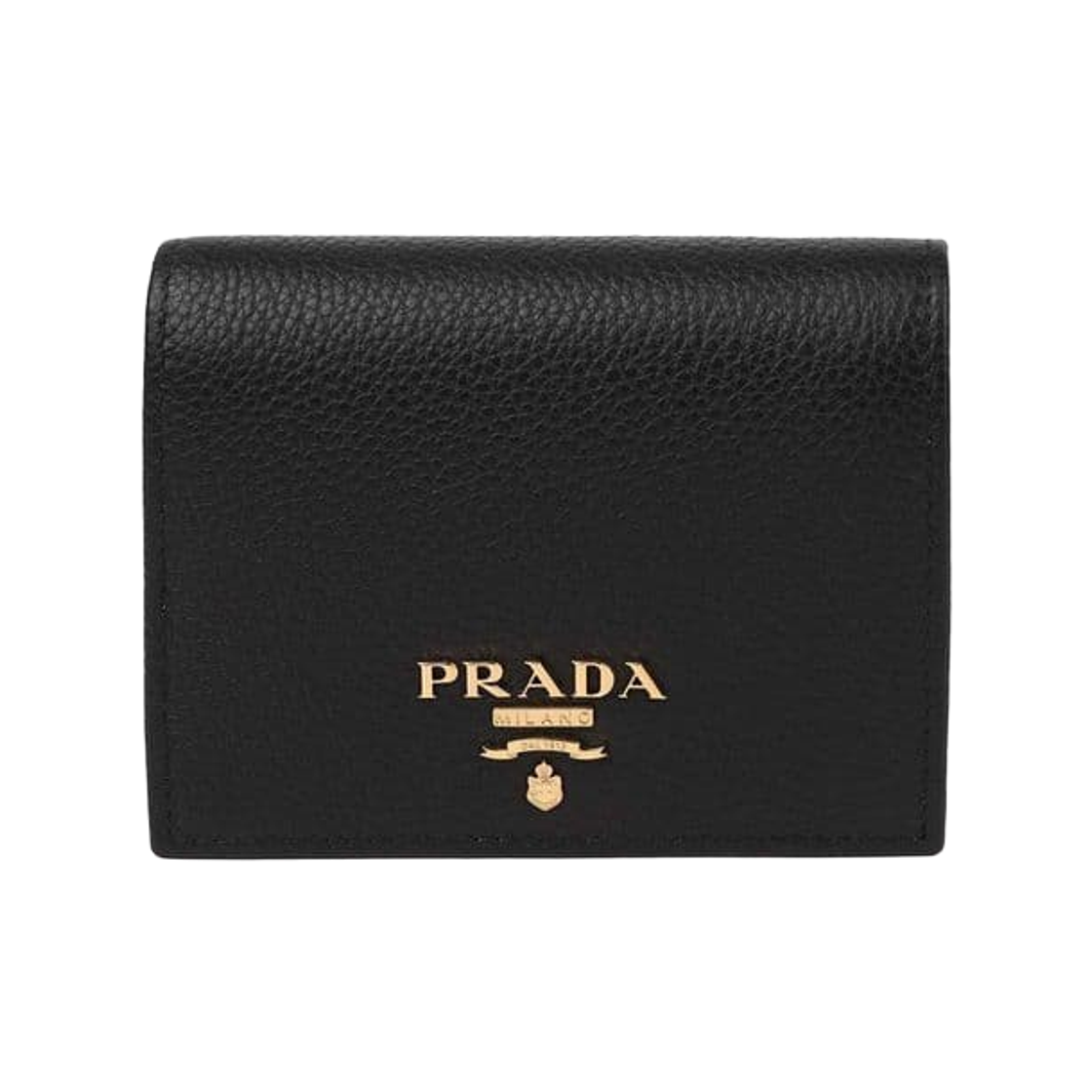 1MV204-2E3A-F0002 Prada Vitello Grain Wallet Black
