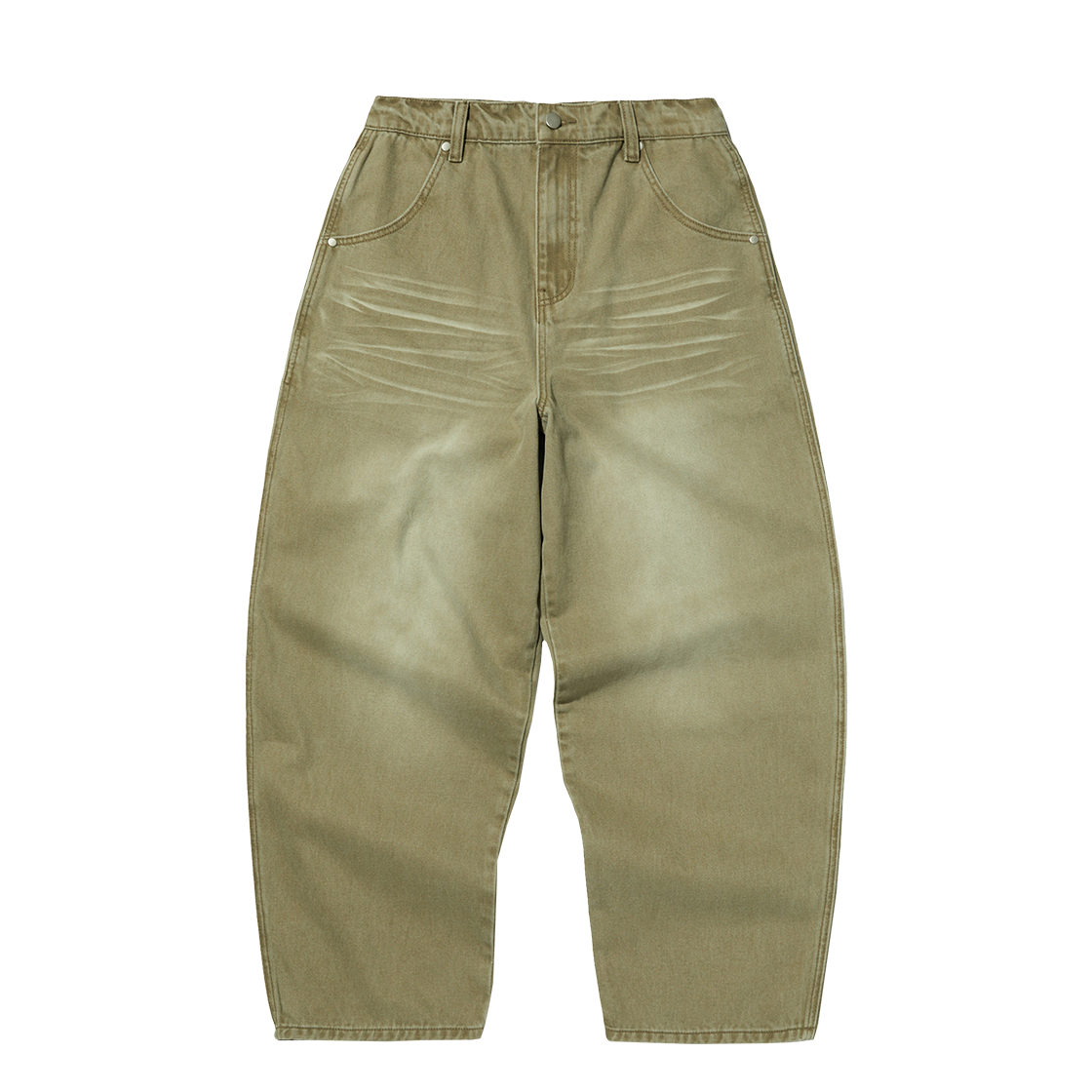 SDFSBO420OL Suade Wrinkle Denim Olive