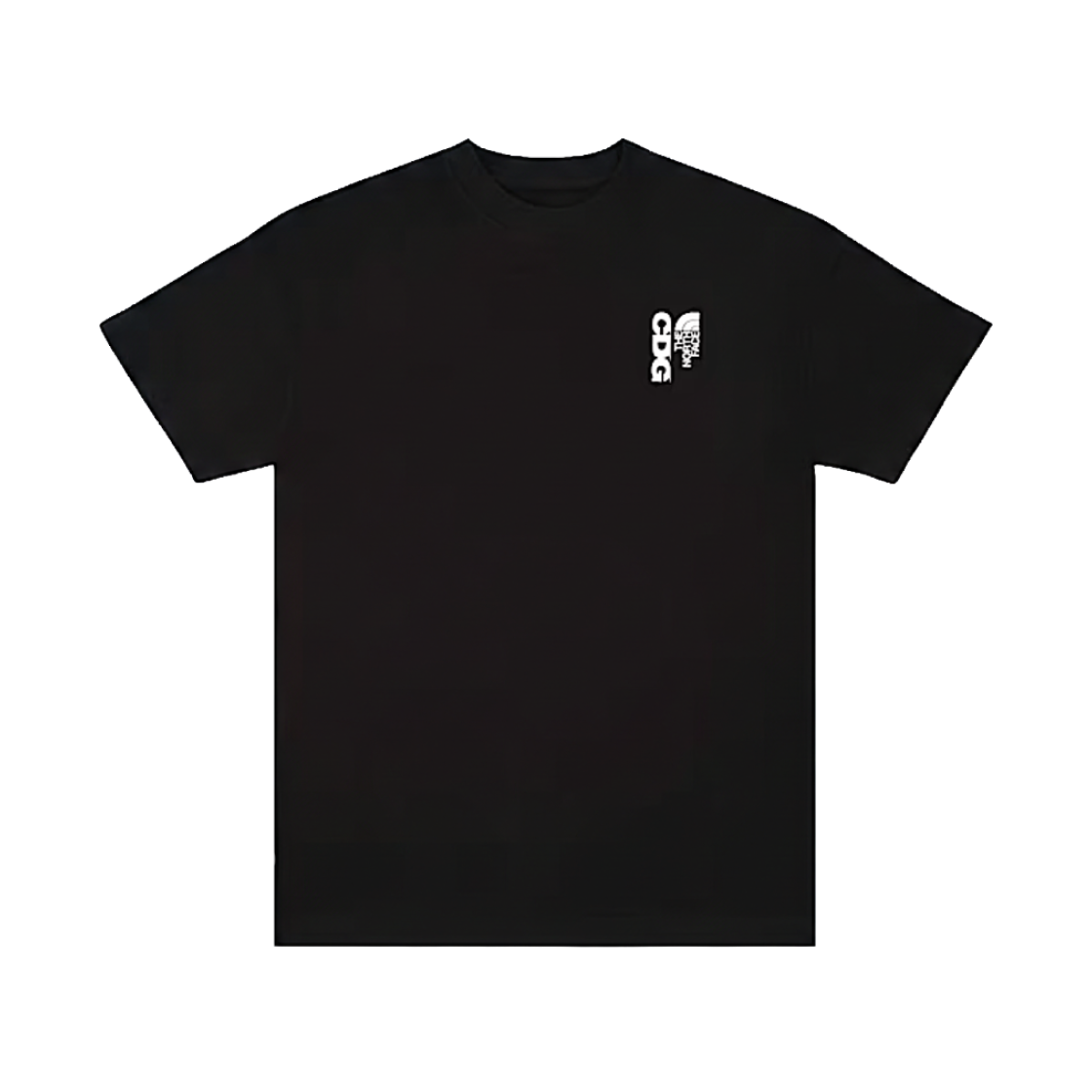 CDG x 노스페이스 티셔츠 TNF 블랙(CDG x The North Face T-Shirt TNF Black)