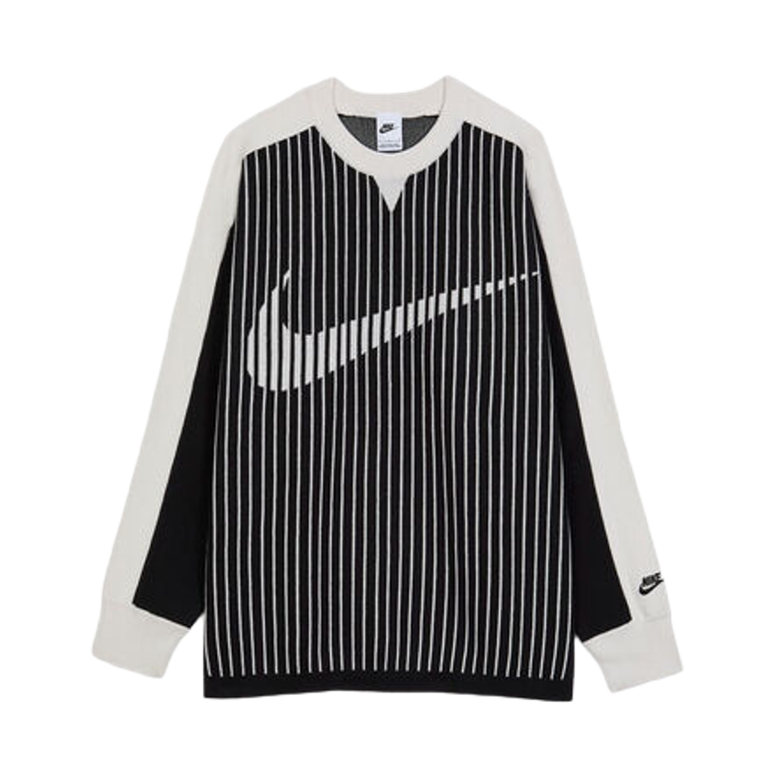 II1197-010 Nike NSW Club Jersey Sweater Black Sail - Asia