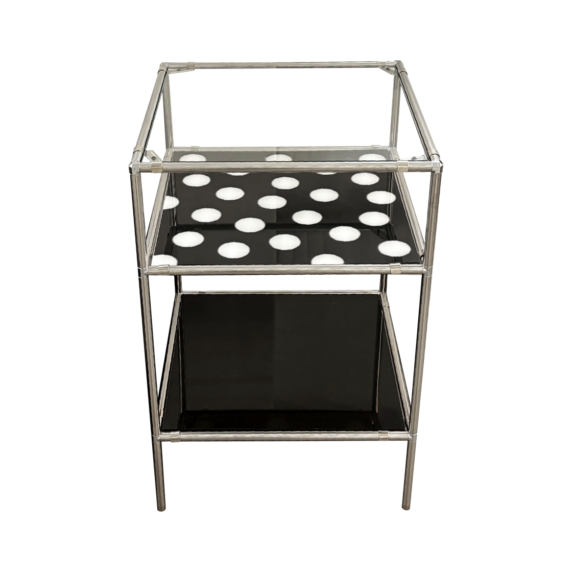 유라이크왓 글라스 모듈 선반 (도트블랙)(you like what Glass module Shelf (dot black))
