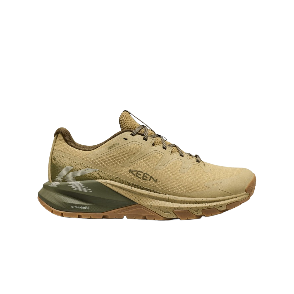 1032032 Keen Targhee Apex Waterproof Hiking Shoes Dark Olive Khaki