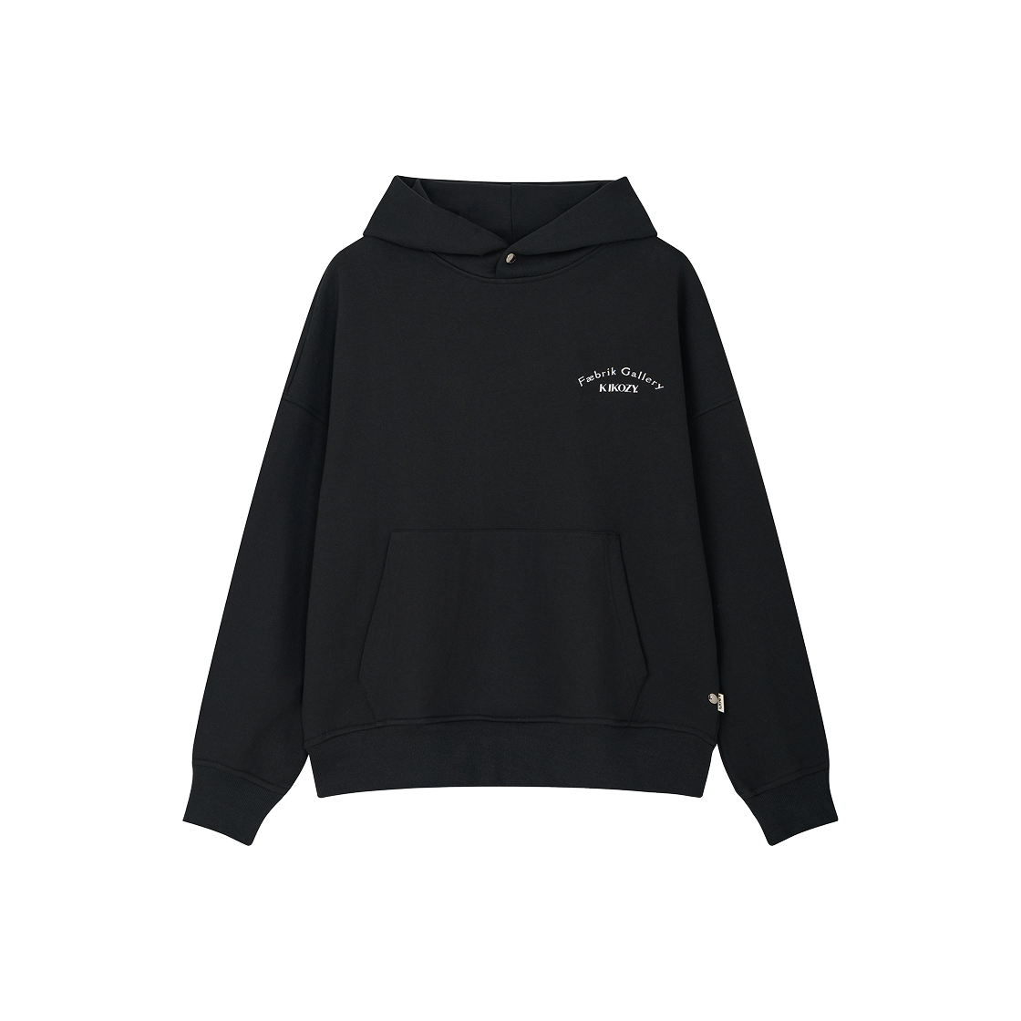 S31443 Kikozy Arch Small Logo Hoodie Black