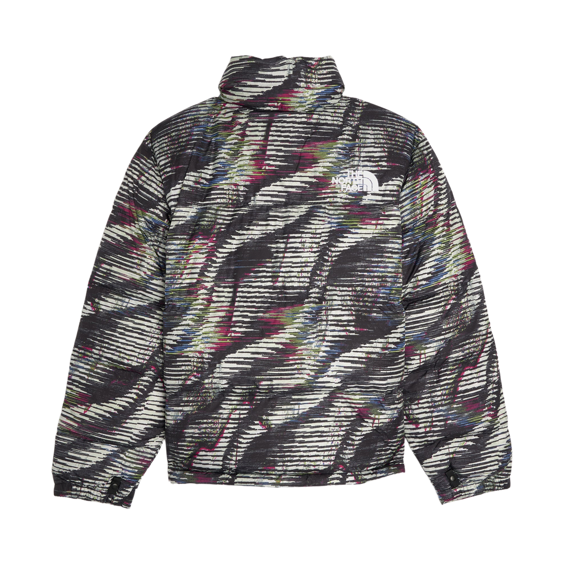 노스페이스 1996 레트로 눕시 다운 자켓 블랙 베타 플래쉬 프린트(The North Face 1996 Retro Nuptse Down Jacket Black Beta Flash Print) - 2