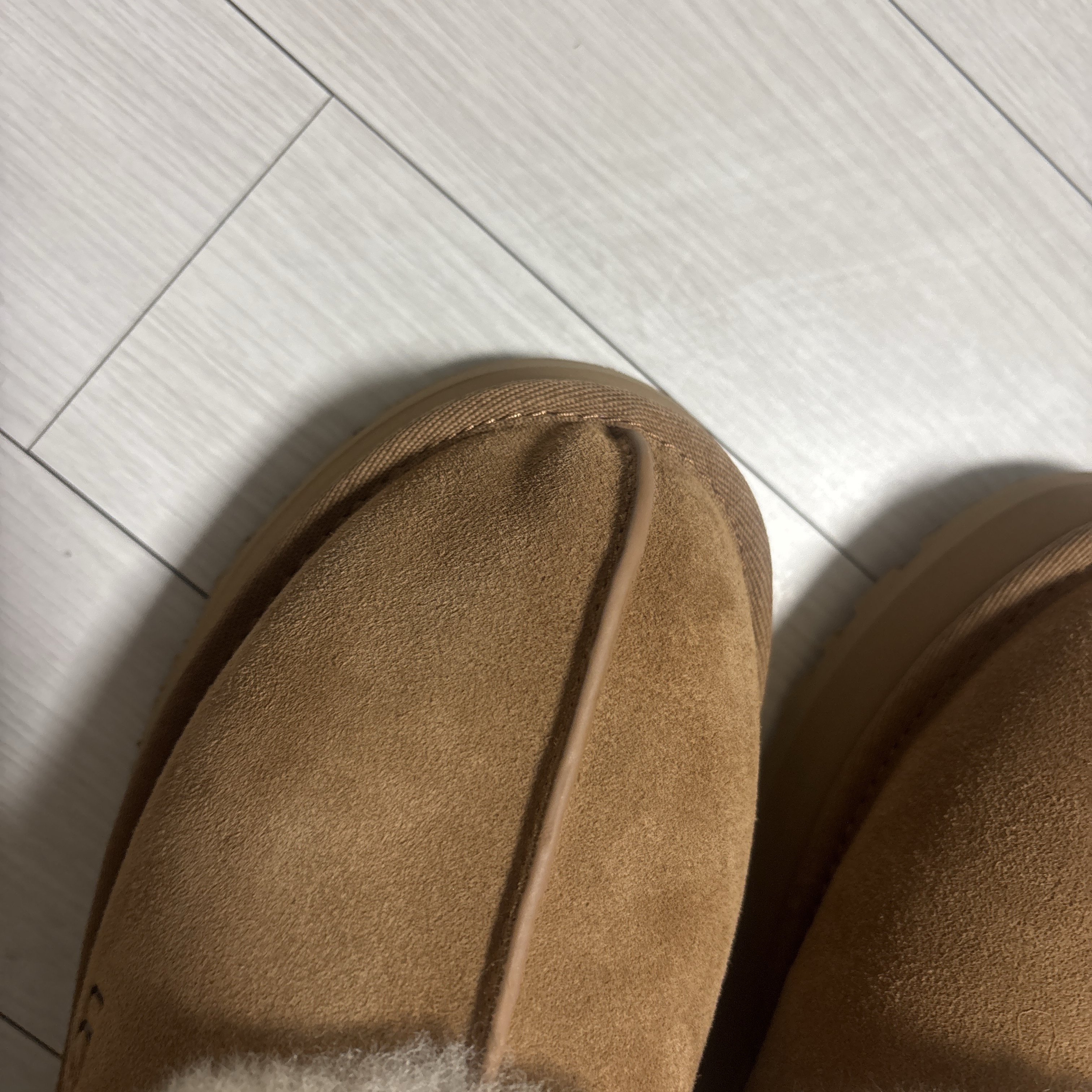 (W) UGG Disquette Slipper Chestnut 착용 스타일