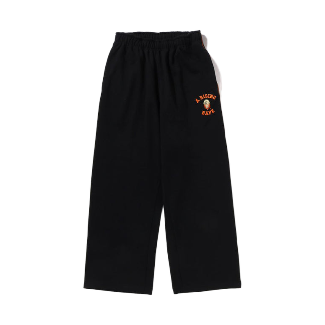 - BAPE A Rising Bape Relaxed Fit Sweatpants Black